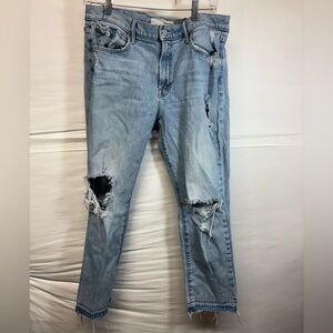 Mother Denim "The Rascal Ankle" jeans in the "Vacation Temptation" wash Size 32